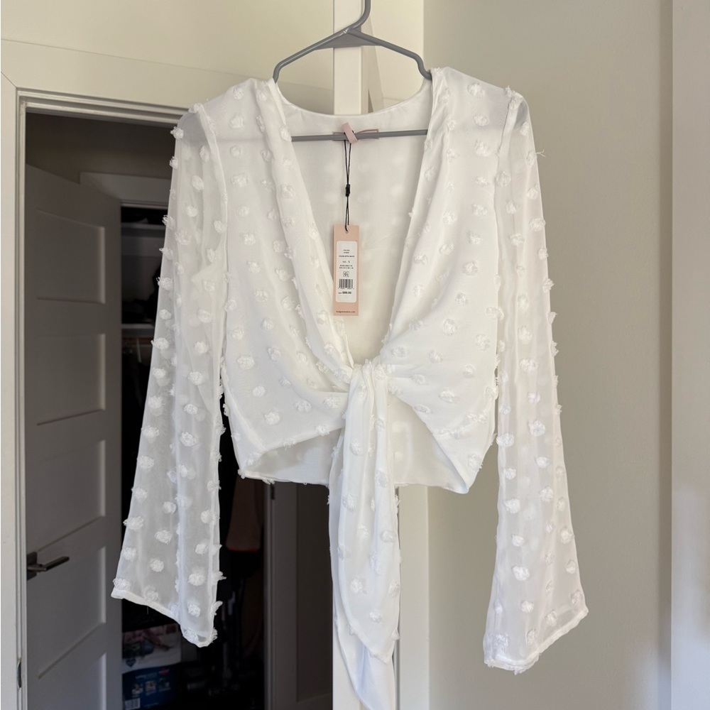 NWT BCBGeneration :: White Bridal Blouse (S)